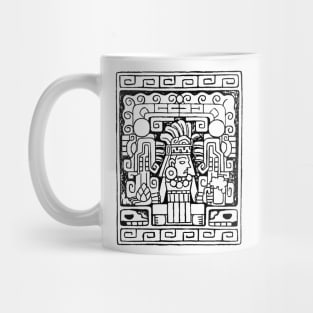 Aztec Beer Hops Dragon Tattoo Mug